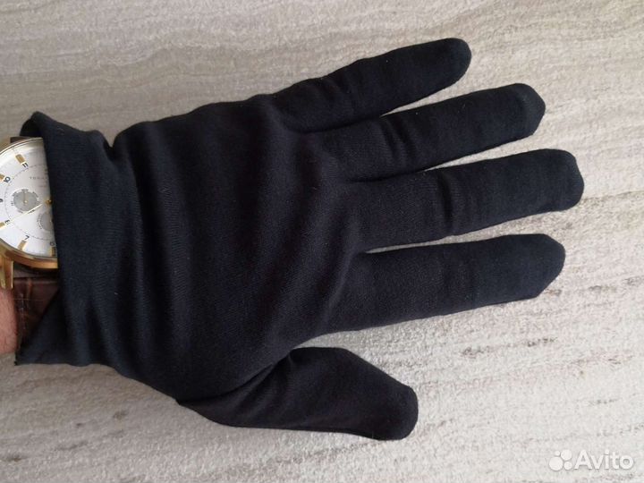 Перчатки хлопок черный