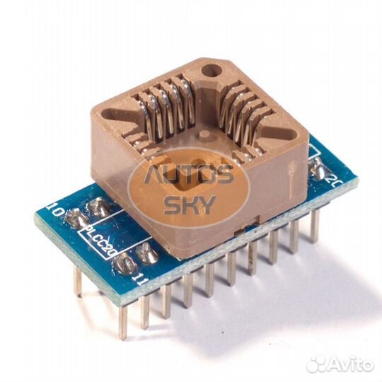 Адаптер для программатора plcc20 - DIP20