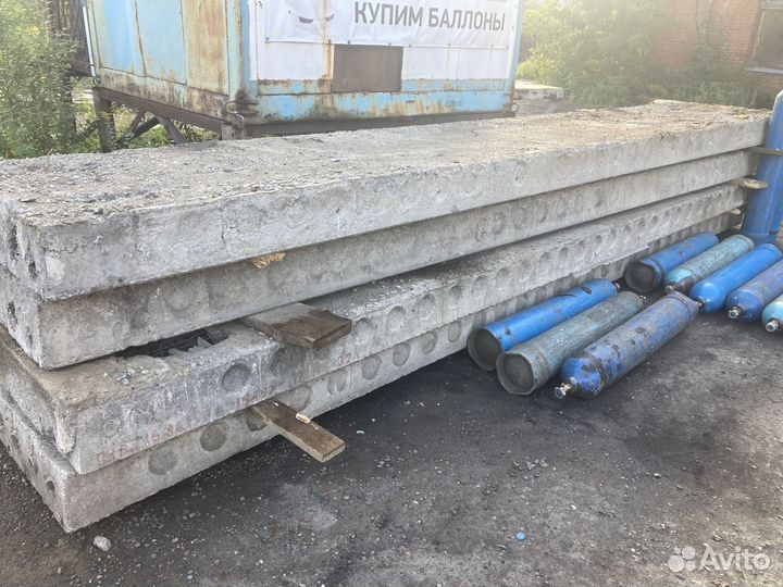 Плиты перекрытия пустотные бу