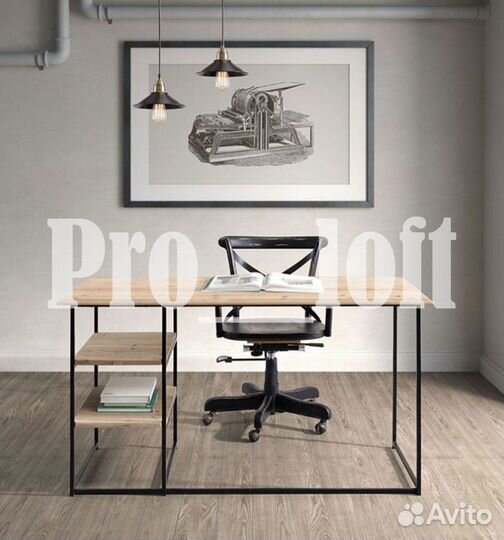 Компьютерный стол в стиле лофт на заказ