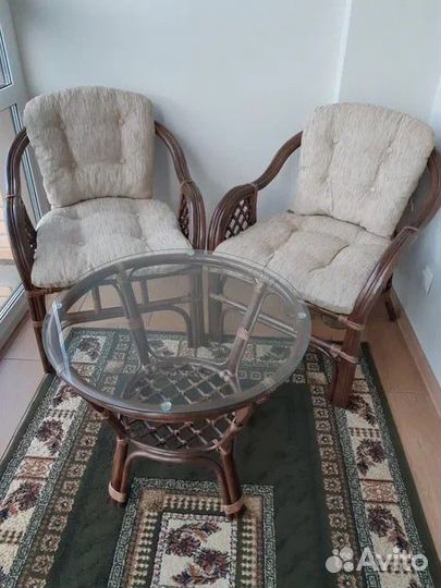 Набор мебели из натурального ротанга