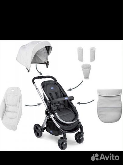 Коляска chicco urban plus