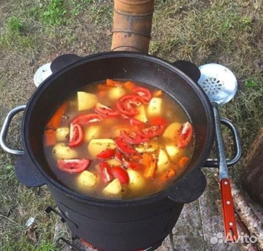 Казаны. Печи. Настоящий чугун, толстая стенка