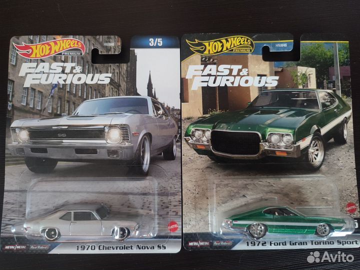 Hot wheels premium nova ss, Gran torino