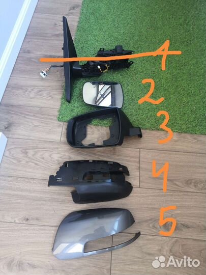 Зеркало левое,запчасти Kia Sorento 2 XM-FL Рестал