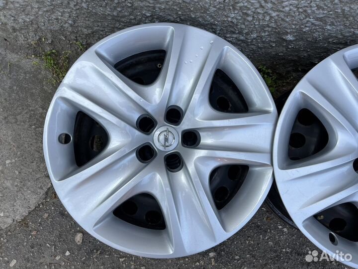Продам диски штампы r16 Opel Astra с колпаками