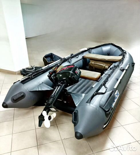 Лодка Апаче 3700 нднд + мотор hdx 9.8 л.с