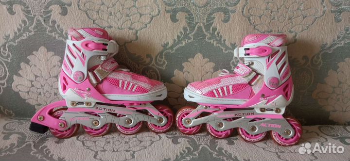Роликовые коньки детские раздвижные