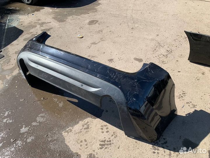 Задний бампер Вольво S60 чёрный