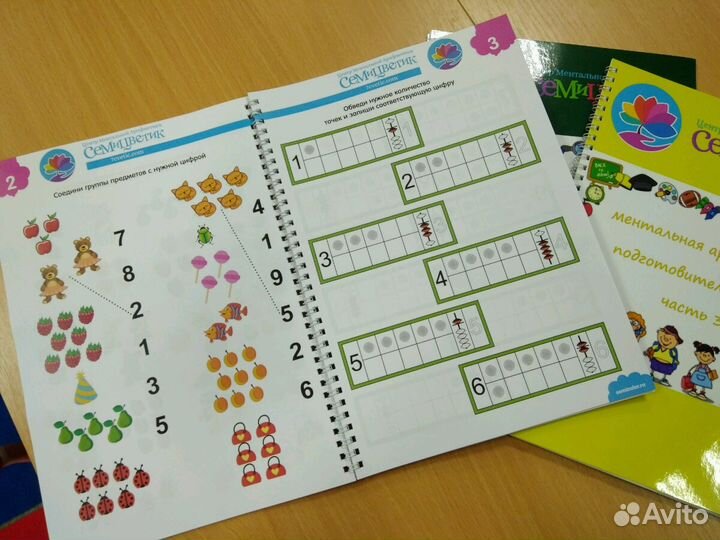 Учебники по ментальной арифметике для 4-6 лет