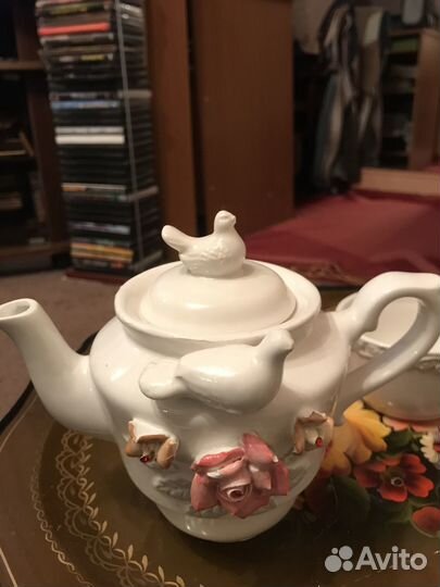 Чайник заварочный с чашкой