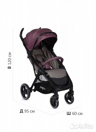 Коляска Babyton Rider Purple