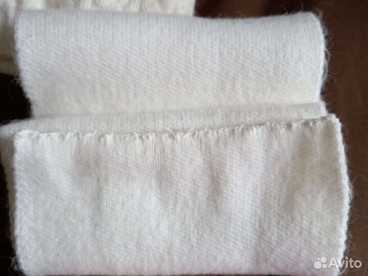 Шапка с шарфом для девочки 5-6 лет