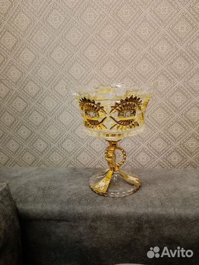 Ваза конфетница богемия