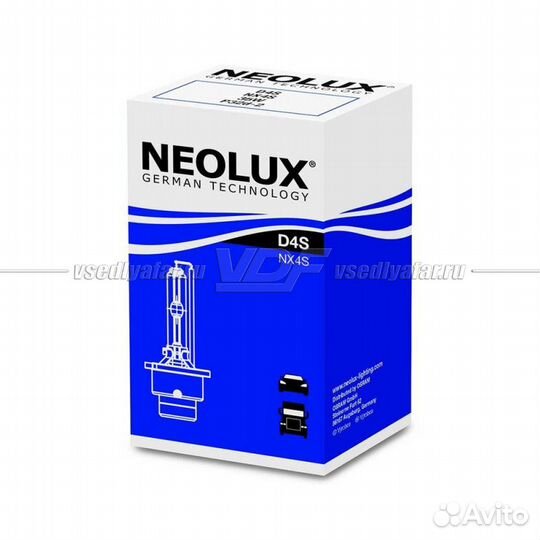 Ксеноновая лампа neolux D4S Xenon Standard 85V 35W