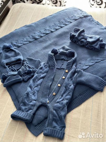 Комплект на выписку для мальчика весна