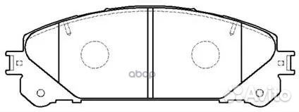 Колодки тормозные дисковые HP5264 HSB