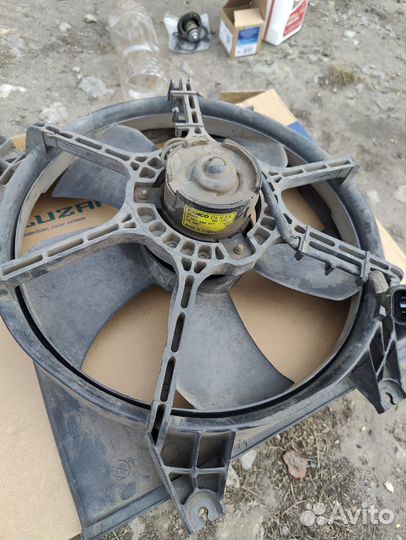 Вентилятор охлаждения hyundai accent тагаз
