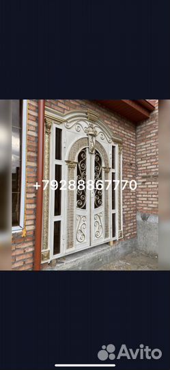 Дверь входная кованая