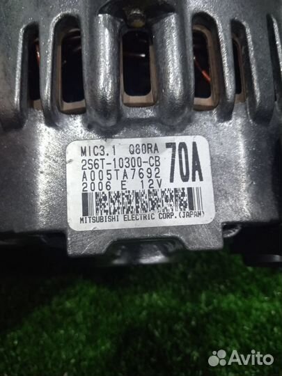 Генератор Форд Фьюжен Форд Фиеста Мазда 2 70А