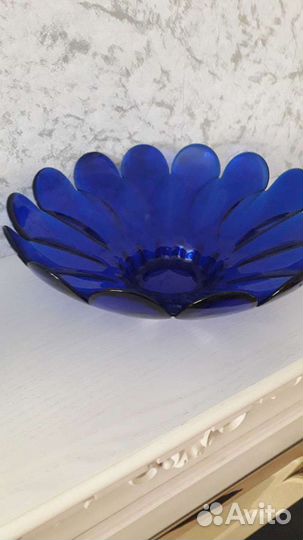 Хрустальная ваза конфетница350р, ваза для фруктов