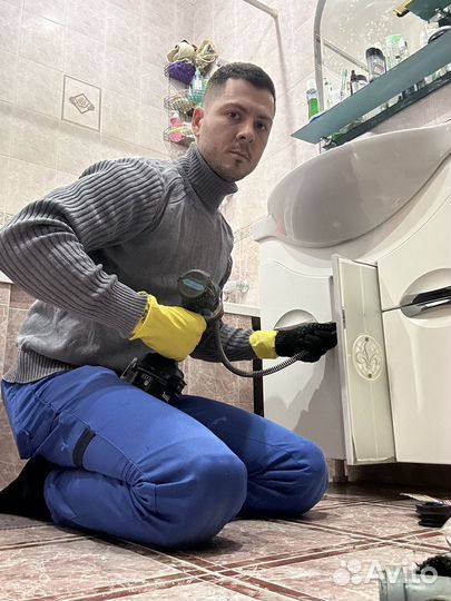 Прочистка канализации, устранение засоров 24/7