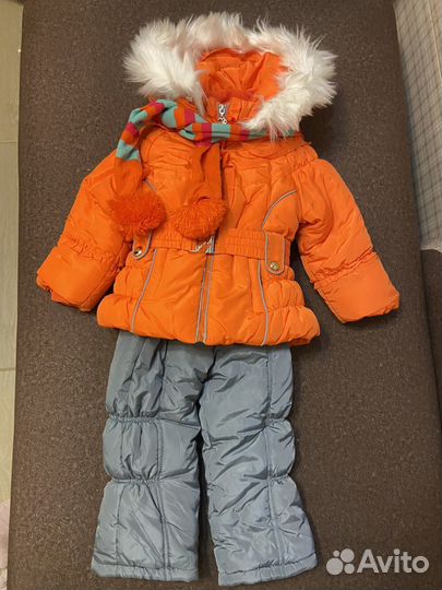Зимний костюм на девочку 80 размер