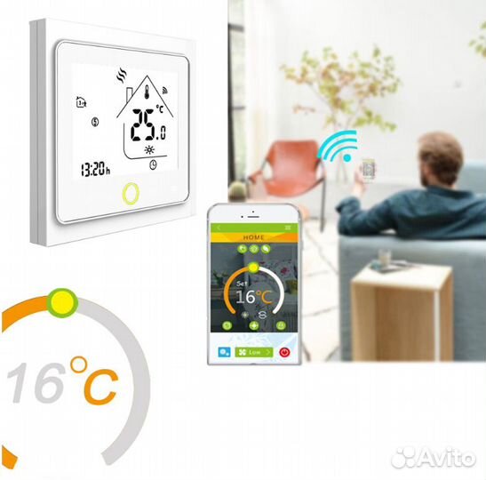 Терморегулятор для теплых полов новый