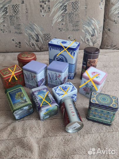 Жестяные банки для хранения