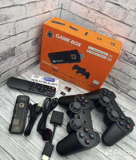 Андроид тв приставка Game stick на 64 гб опт