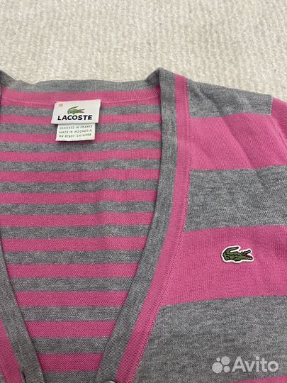 Кардиган женский удлиненный Lacoste, размер 36