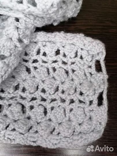 Шапка женская с шарфом