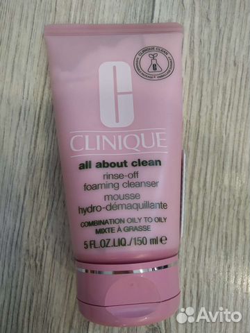 Clinique пенка для снятия макияжа
