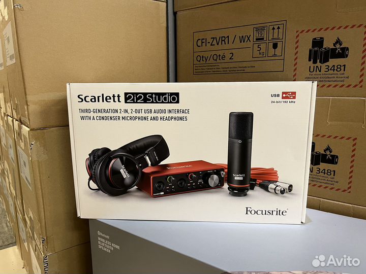 Focusrite Scarlett 2i2 Studio 3rd Gen Звукозапись