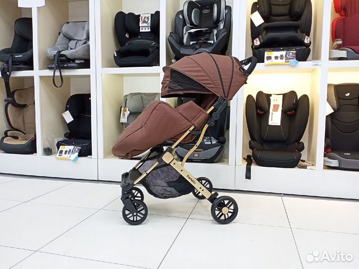 Прогулочная коляска Farfello Comfy Go Brown