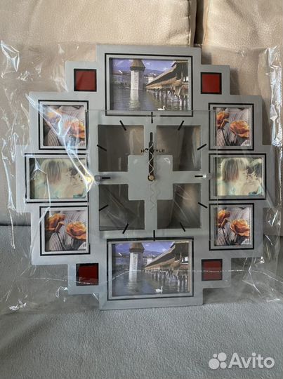 Часы фото рамка