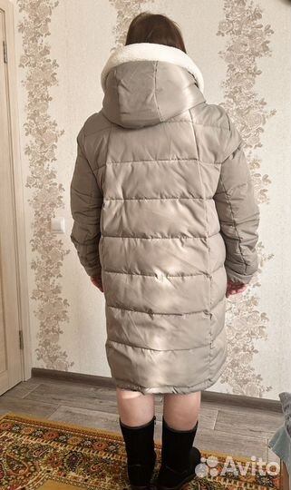 Пуховик зимний женский 52 54