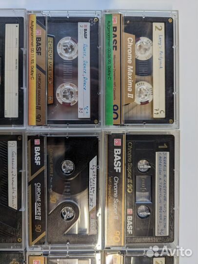 Аудиокассеты с записью Basf Chrome Super Maxima