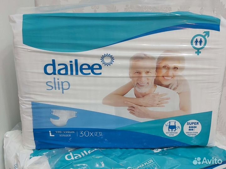 Подгузники Dailee 3 L Памперс 3упаковки Сени Seny