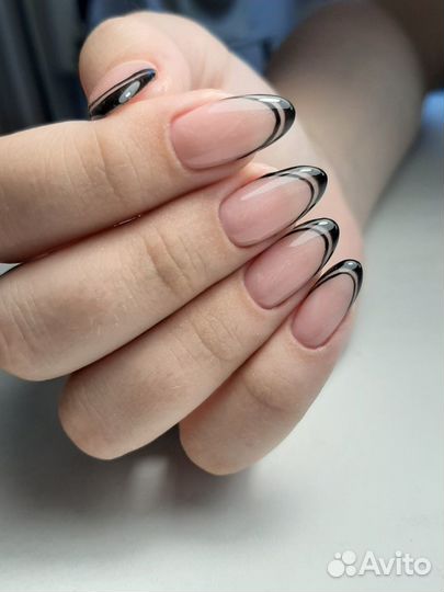 Комбинированный маникюр+Покрытие ногтей гель-лаком