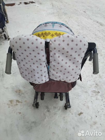 Детские санки коляска