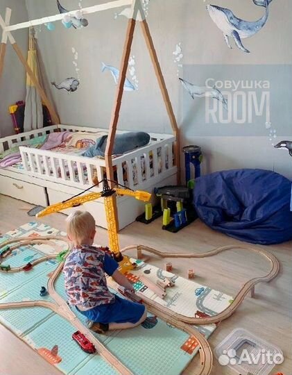 Детская кровать домик