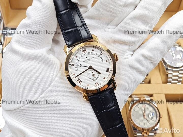 Vacheron Constantin Gold Мужские часы с гарантией