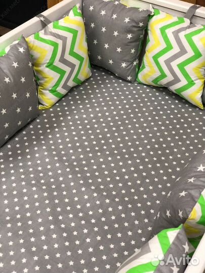 Бортики в детскую кроватку