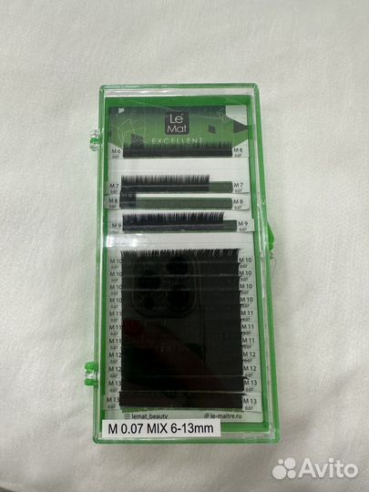 Ресницы для наращивания le mat Ле мат