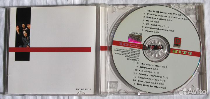 CD*10CC*(Hits) 1996/France(Оригинал)