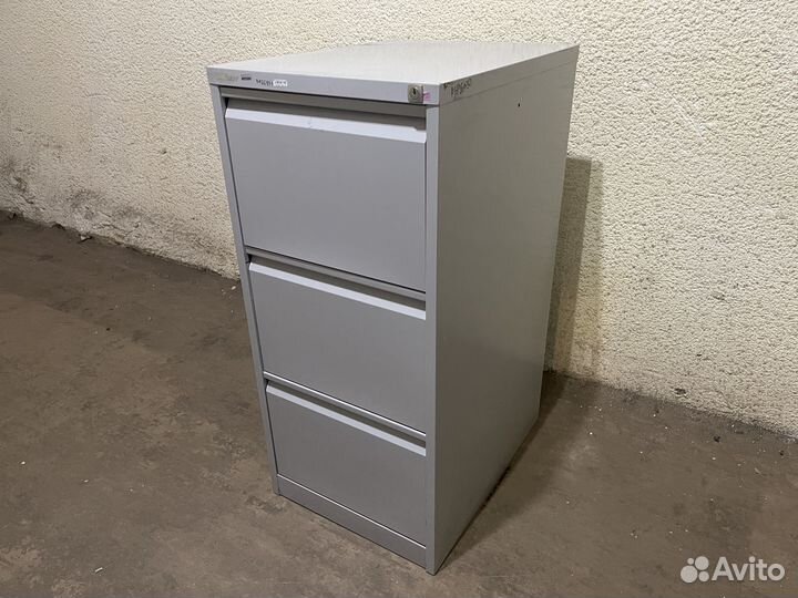 Шкаф картотека 3 ящика 47х62х102, бу
