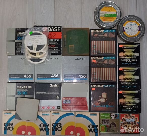 Катушки (бобины) с пленкой. выбор на месте