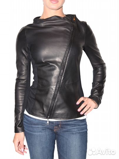 Куртка кожаная Emporio Armani