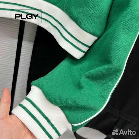 Гуччи Костюм для отдыха в ярком зеленом цвете